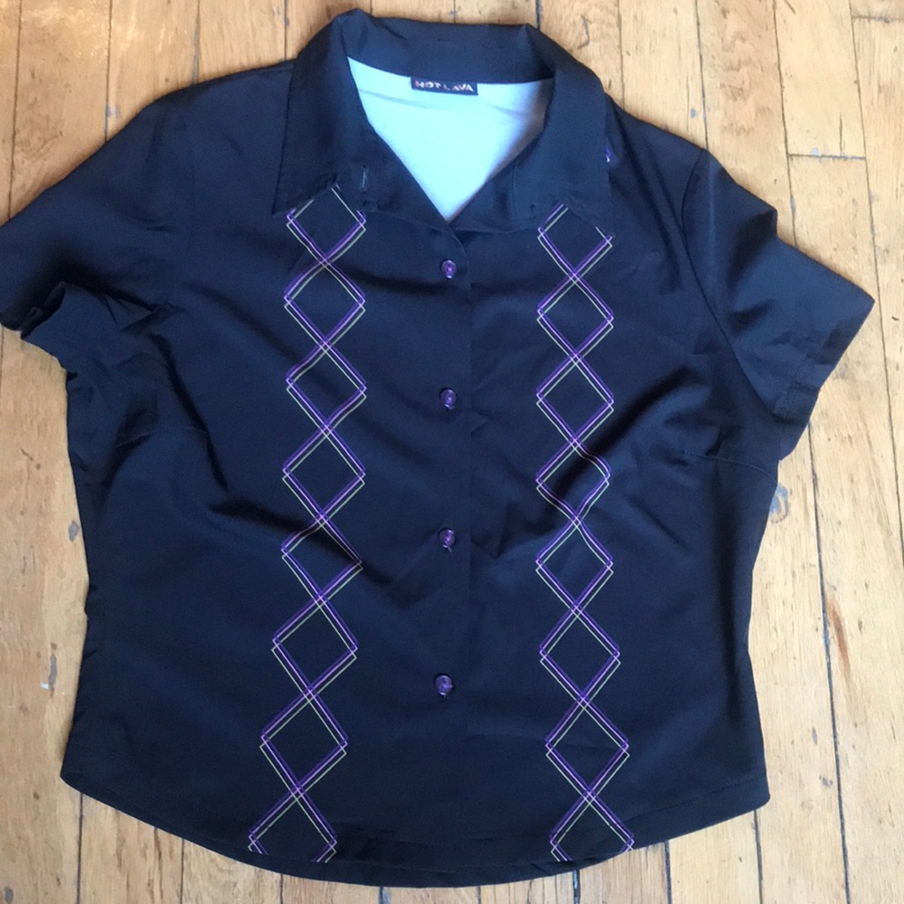 Hot Lava button down shirt